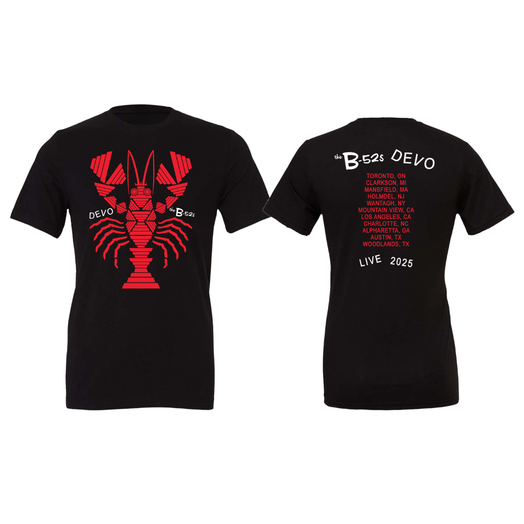 The B-52's x Devo Cosmic De-Evolution Tour T-Shirt