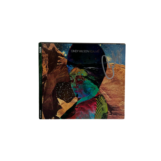 Realms cd signed featuring cindy wilsons vibrant desert and starry sky portrait from the b-52s official store