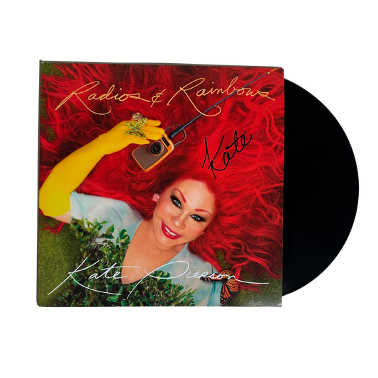 Signed rainbows vinyl album radios and rainbows by kate pierson with vibrant cover and vintage radio from the b-52s official store