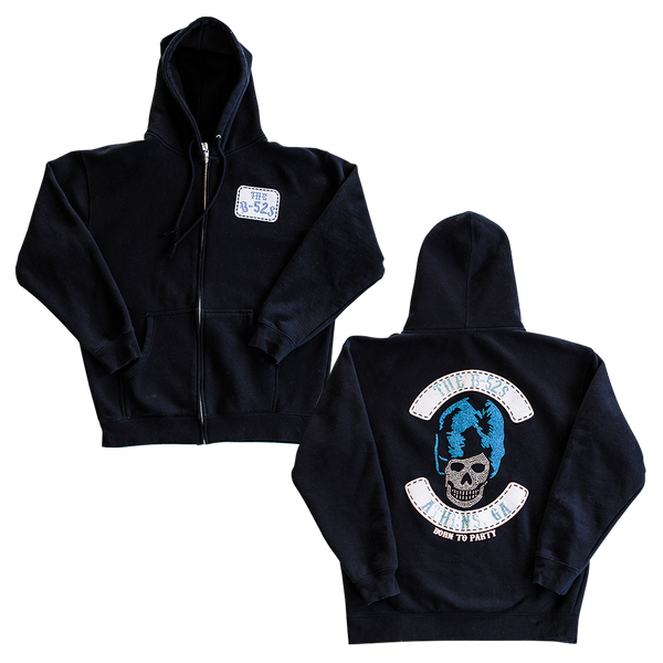 Rhinestone Bling Hoodie The B 52s